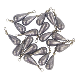 Swimerz 5gm Teardrop Sinker, Lead, 20 pack