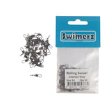 Swimerz Rolling Swivel w Interlock Snap, Size 14, 50 pack - Side View