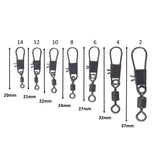 Swimerz Rolling Swivel w Interlock Snap, Size 4, 40 pack - Front View