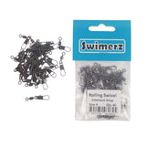 Swimerz Rolling Swivel w Interlock Snap, Size 4, 40 pack - Side View