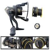 Ryobi Virtus 1000 Spinning Reel, 5:1:1 Gear Ratio 4+1BB - Side View