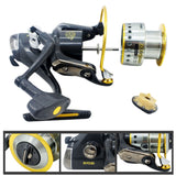 Ryobi Ecusima 3000 Spinning Reel, 5:0:1 Fast Retrieve 4+1 BB - Side View