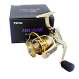Ryobi Tresor 2000 Spinning Reel, 5:1:1 Gear Ratio 5+1 BB - Side View