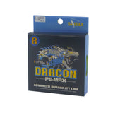 Samdely Dracon X8 Braid, Yellow, #0.8, 10lb, 300Mtr - Front View
