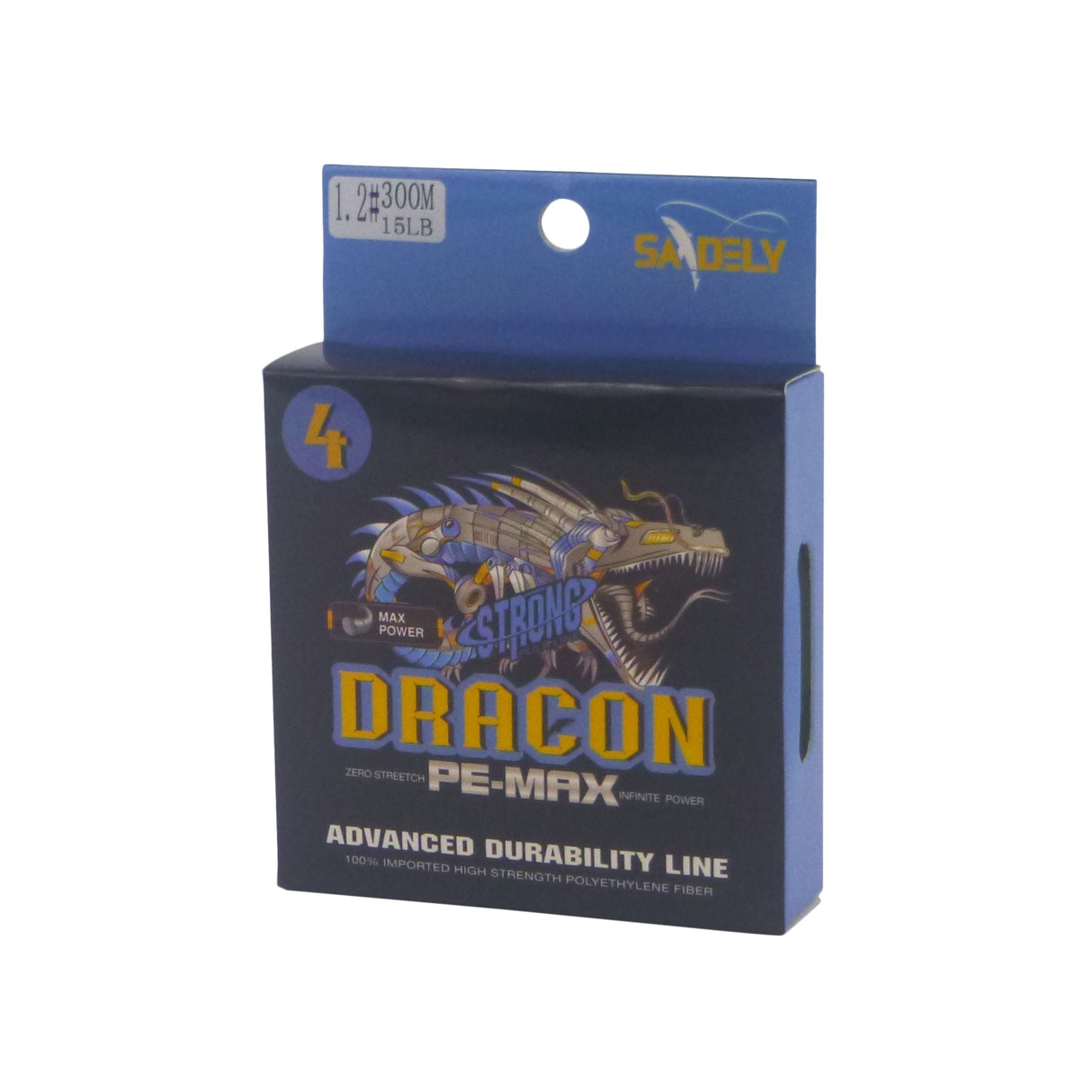 Samdely Dracon X4 Braid, Dark Green, #0.3, 4lb, 300Mtr