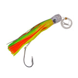 Swimerz Trolling Lure Rigs, 95gm, 23cmL, Size 8/0 Hook, Orange Flare, 2 pack - Front View