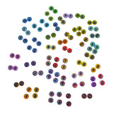 Artizan Molded Lure Eyes, 14mmD, 50*2, Qty 100 - Front View