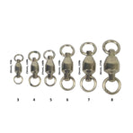 Swimerz Heavy Duty Ball Bearing Swivels, Size 7, 10 pack