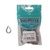 Swimerz Rigging Thimbles, 3.0mm, Qty 25 - Front View