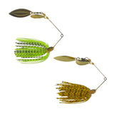 Dekoi 15gm LS18 Closed Eye Spinnerbait, Fluro Green, Qty 2 - Front View