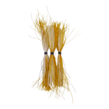 Dekoi Krystal Flash Lure Skirts, White Gold