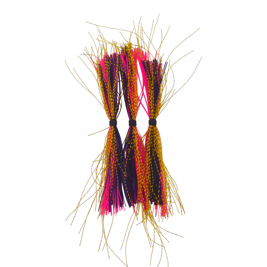 Dekoi Krystal Flash Lure Skirts, Pink N Purple