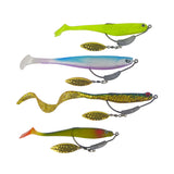 Swimerz 3gm Under Spin Blade Jig Heads, Size 3/0, 6 pack - Front View