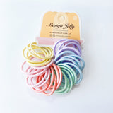 Mango Jelly Classic Candy Kids Hair Ties Set (3cm) - Pack of Six - Front View