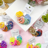 MANGO JELLY Classic Forest Collection Kids Hair Ties - Twin Pack (3cm) - Front View