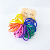 MANGO JELLY Kids Hair Ties (3cm) - Ring Retro - Three Pack - Front View