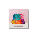 MANGO JELLY Metal-Free Hair Ties - 36-Piece Colour Wheel Twin Pack (3cm)