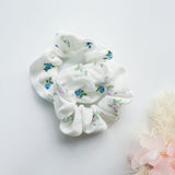 Tiny Roses Mango Jelly Floral Scrunchies - Set of 2