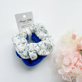 Vibrant Royal Blue MANGO JELLY Scrunchies - Duo Pack - Front View