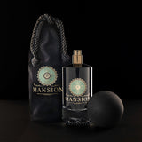 LALUNA Luxurious Interior Perfume Set with Scented Flora Pouch - Vanilla, Saffron & Cashmere 100ML - Front View