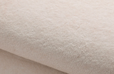 Serene Wabi-Sabi Inspired White Imitation Cashmere Rug - 200cm x 300cm - 45-Degree Angle