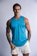 HARD HITTERS PRO-TECH PERFORMANCE STRINGER MYKONOS BLUE LARGE - Side View