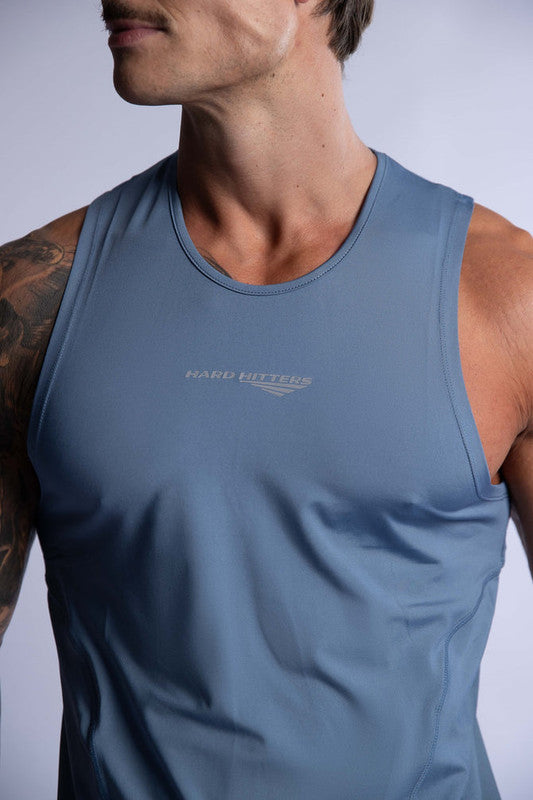 HARD HITTERS PRO-TECH PERFORMANCE STRINGER STEEL BLUE MEDIUM