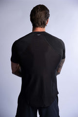 HARD HITTERS PRO-TECH PERFORMANCE TEE BLACK MEDIUM - Side View