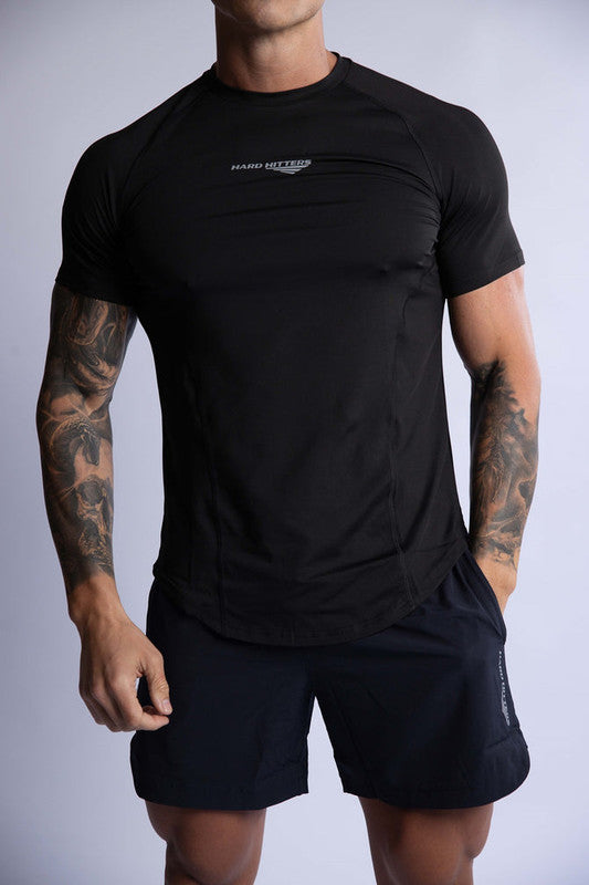 HARD HITTERS PRO-TECH PERFORMANCE TEE BLACK X-LARGE