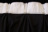 Long Large Velvet Curtains Black 620x270cm with 4m blockout+30 Hook New - Low Angle