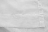2 Long drop Sheer Voile Curtains 580cm wide 270cm long+30 Hooks Pinch Pleat New - Top-Down View