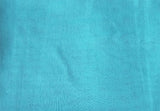 2 Long drop Sheer Voile Curtains 592cm x 270cm Drop+Hooks Pinch Pleat Lake Blue - Front View
