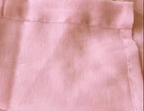 2 Long drop Sheer Voile Curtains 588cm wide 270cm Drop Pinch Pleat+30 Hook, Pink - Top-Down View