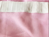 2 Long drop Sheer Voile Curtains 588cm wide 270cm Drop Pinch Pleat+30 Hook, Pink - 45-Degree Angle