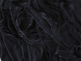Long Large Thick Black Velvet Curtains 580x270cm+full liner,Blockout,Pinch Pleat - Rear View