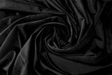 Large Thick Velvet Blockout Curtains 600x 270cm PINCH PLEAT 2 panel+Hooks Black - Top-Down View