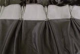 Large Thick Velvet Curtains Stunning Flocking 580x270cm+Hook Pinch Pleat Silver Grey - Close-Up Angle
