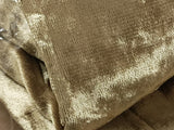 Large Thick Velvet Curtains Warp Knitted Velvet 550x230cm+30 Hooks Pinch Pleat - Top-Down View