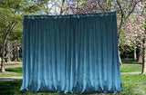 Large Thick Velvet Blockout Curtains 560x 230cm PINCH PLEAT 2 panel +30 Hooks - Front View