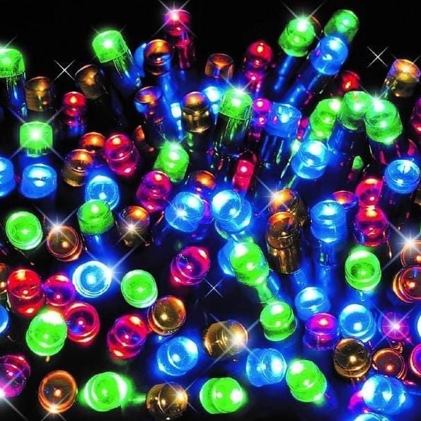20 Battery-Powered LED String Lights - Available in Cool White or Colorful Variants