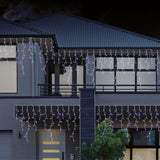 960 LED Snowing Icicle Lights - Four Stunning Color Variations Including Warm White