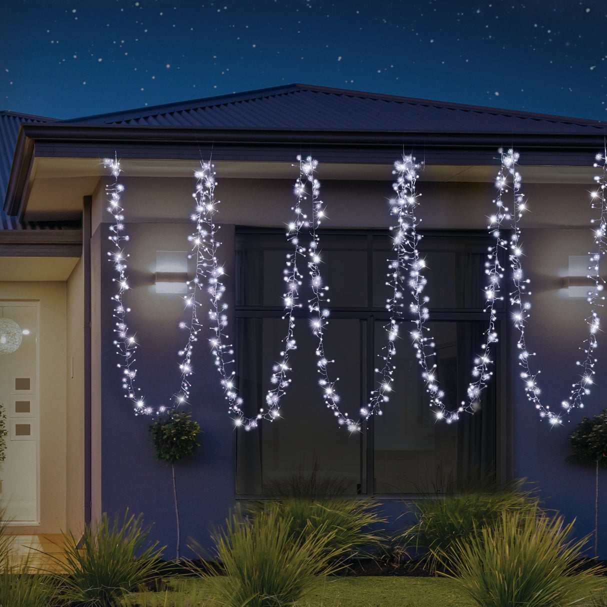 2000 LED Cluster Fairy Lights - Choose from Cool White, Warm White, or Multicolor