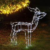 Enchanting LED Reindeer with Battery Operation ? Select Between Feeding and Standing Designs