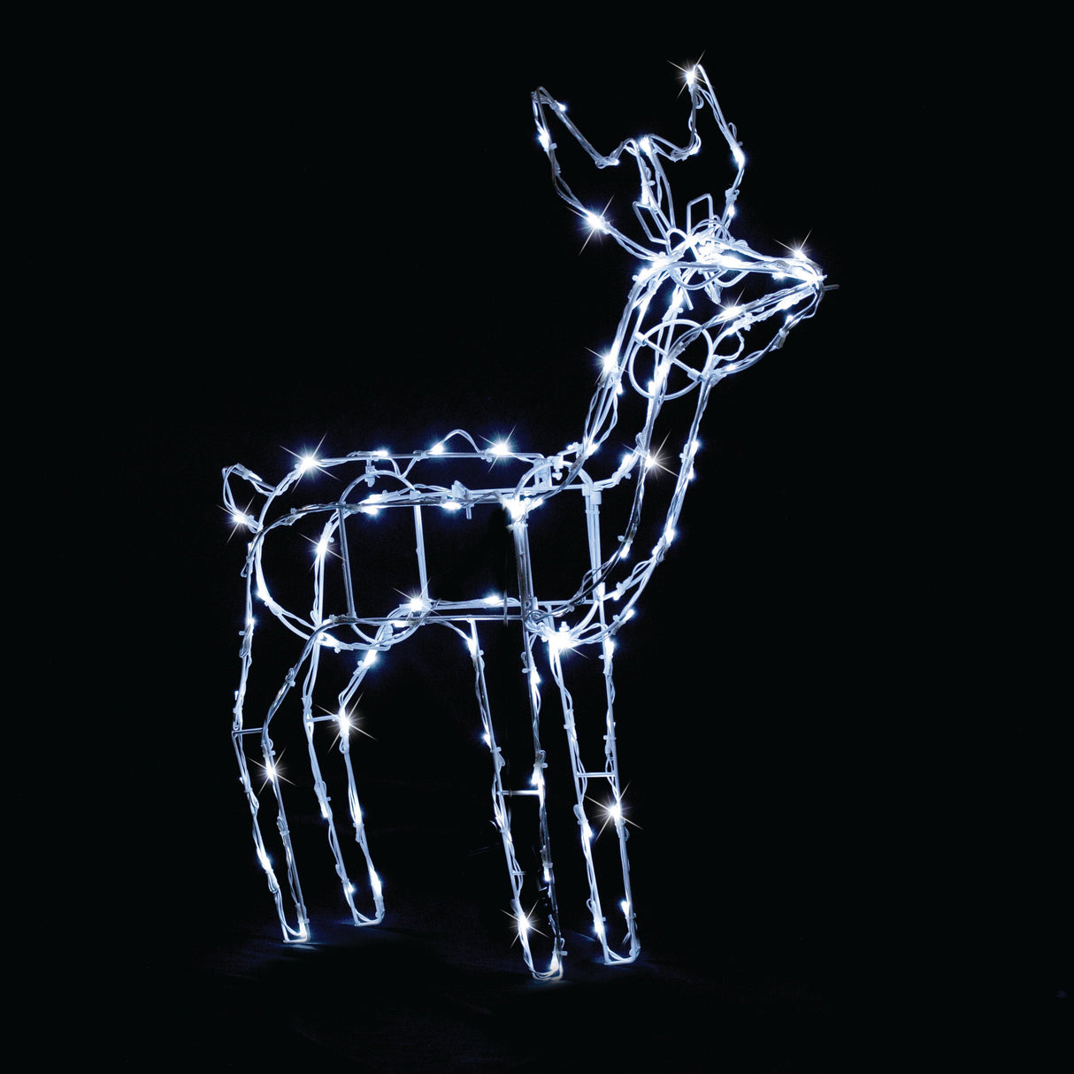 Enchanting LED Reindeer with Battery Operation ? Select Between Feeding and Standing Designs