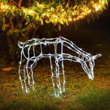 Battery-Operated LED Holiday Reindeer ? Select from Feeding or Standing Designs