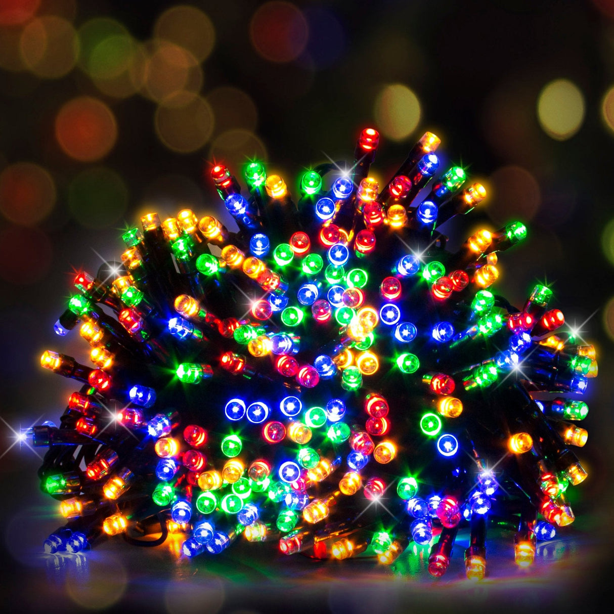 120 LED Twinkling Fairy Lights - Choose from 3 Colorful Options