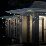 300 LED Color-Changing Icicle Lights - Warm White Option Available - Top-Down View