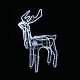 Small Moving Cool White LED Ropelight Reindeer for Outdoor Decoration - Two Styles Available