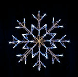 LED Snowflake Silhouette Flashing available in 2 Colors - Multicolor