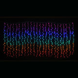 Vibrant Connectable Rainbow LED Curtain Lights - Two Length Options (3.6m) - Side View